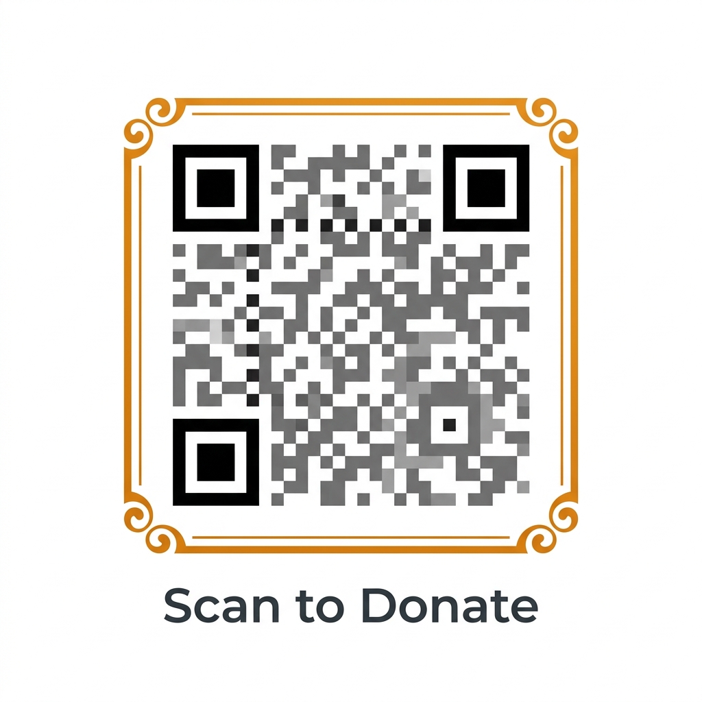 Scan QR code to donate to JSS